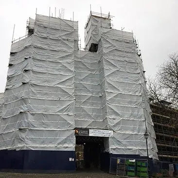 Image showing scaffold at Lancaster Castle