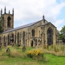 Image of St George from a distance showing the new Nave Roof